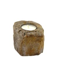 Mécsestartók Megkövesedett Fából